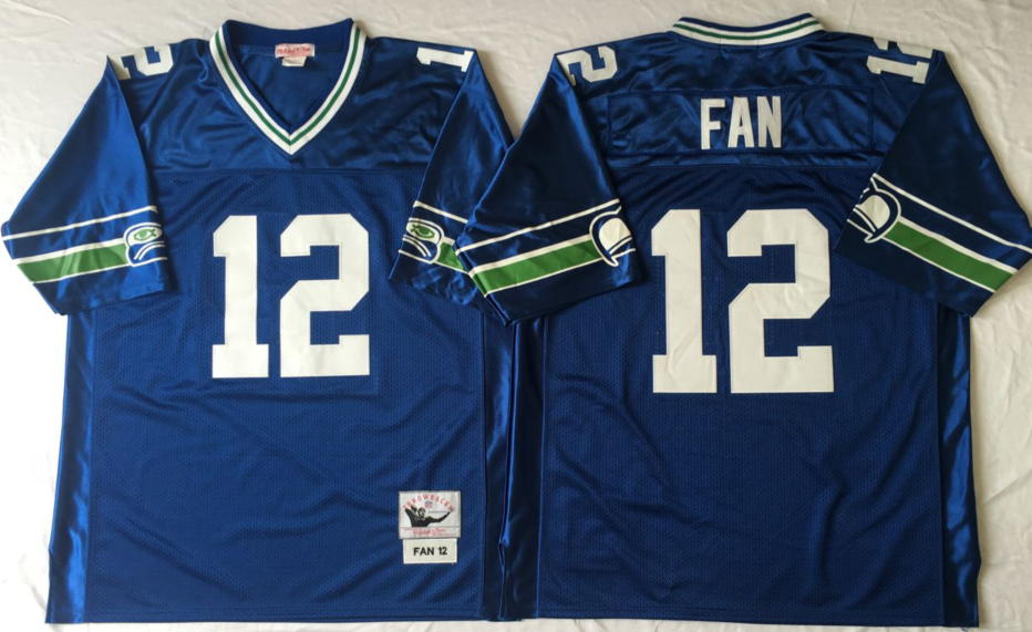 Men NFL Seattle Seahawks 12 Fan Mitchell Ness jerseys